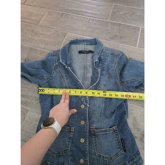 Billy Blues Jean Denim Jacket Vintage Size‎ Large Medium Y2K - Picture 3 of 10